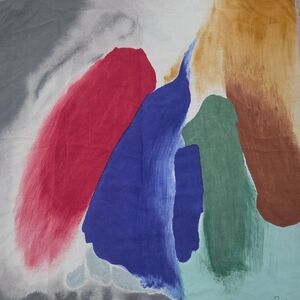 Vintage Smithsonian Friedel Dzubas Art-to-Wear Silk Scarf Lyrical Abstract